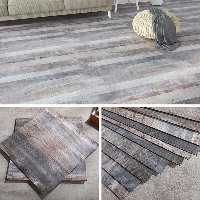 Modern Vinyl Flooring Wood Look Peel and Stick Hand Scraped PVC Flooring