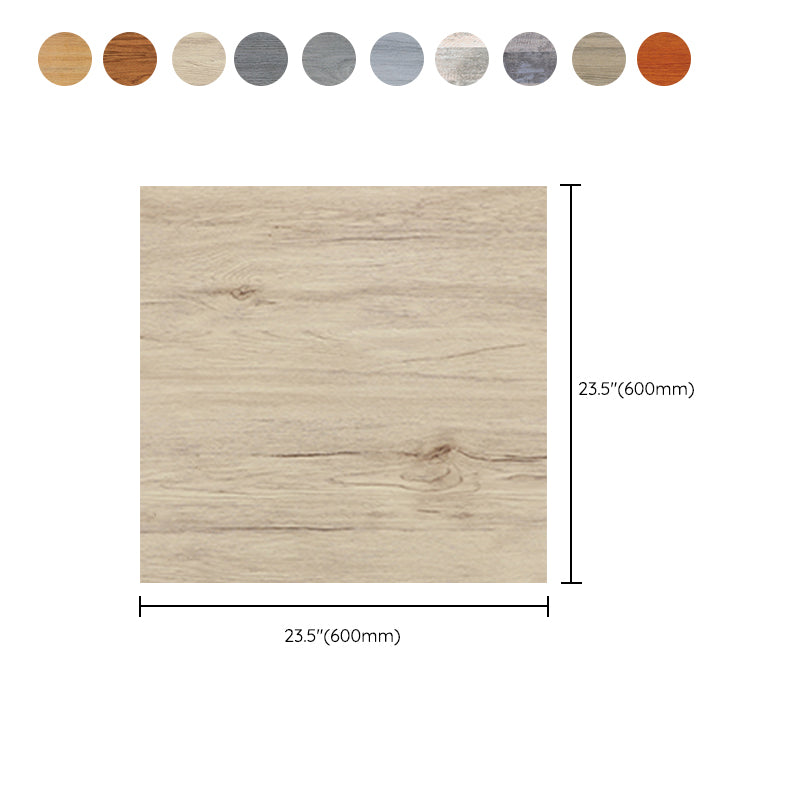 Modern Vinyl Flooring Wood Look Peel and Stick Hand Scraped PVC Flooring