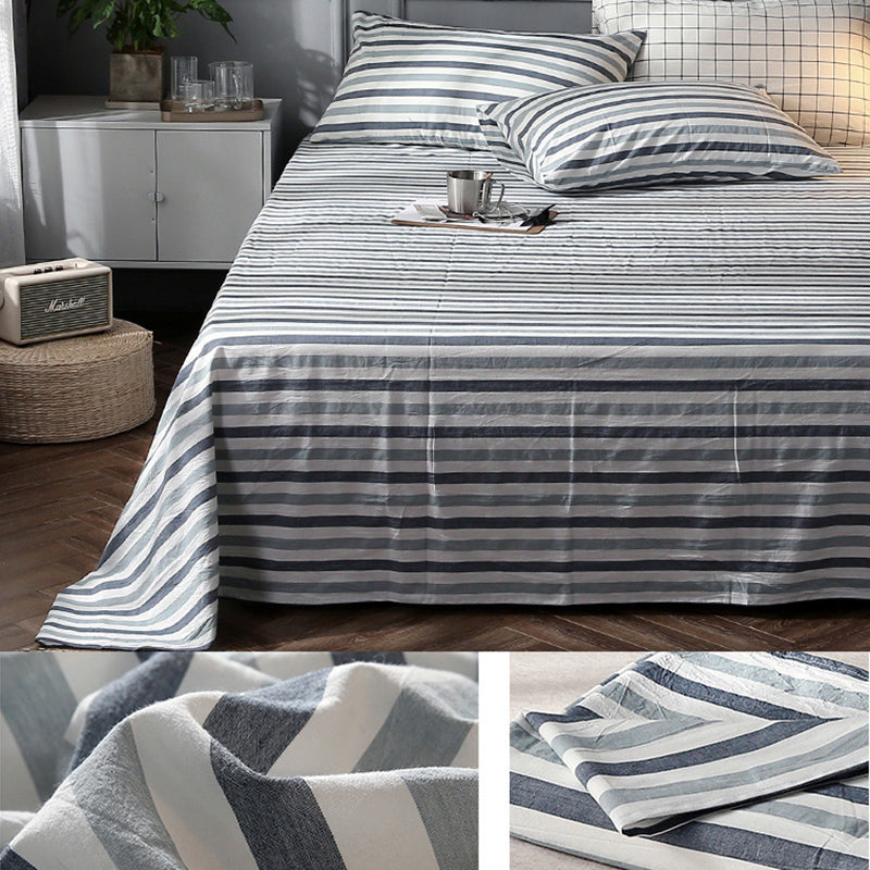 Single Piece Sheet Fade Resistant Queen Breathable Cotton Bed Sheet