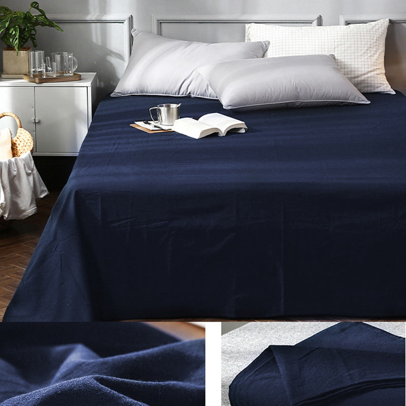 Single Piece Sheet Fade Resistant Queen Breathable Cotton Bed Sheet