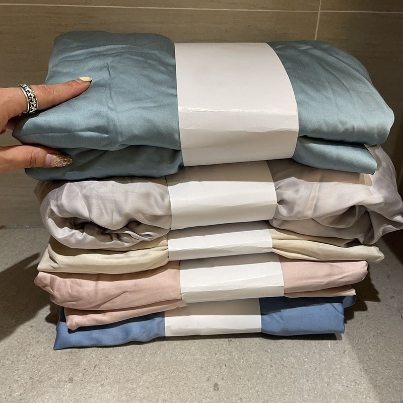 1-Piece Solid Color Sheet Set Full Tencel Standard Deep Pocket Bed Sheet