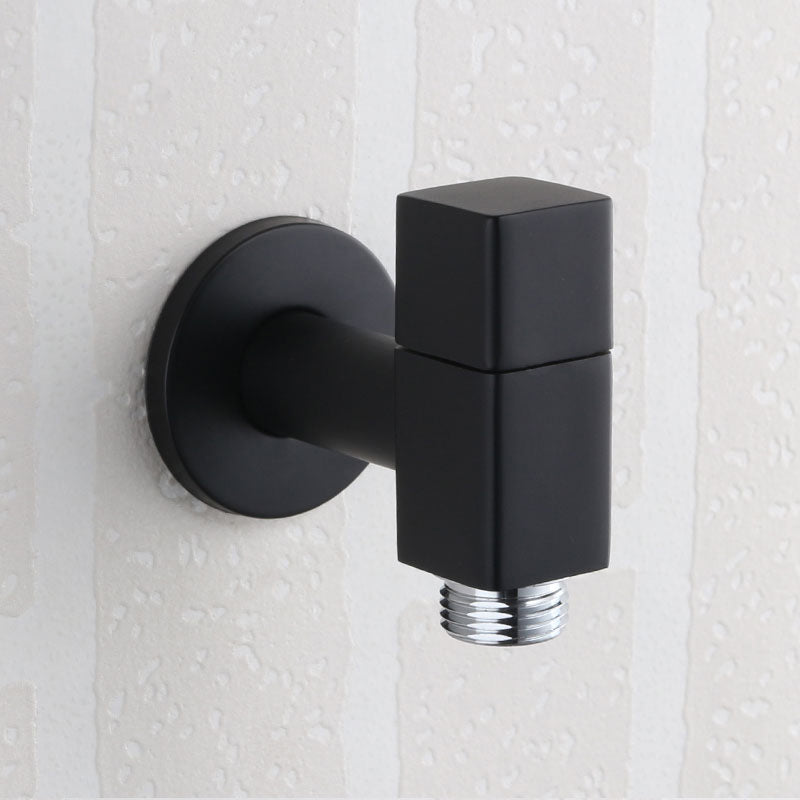 Industrial Wall Mounted Bathroom Faucet Knob Handle Brass Faucet