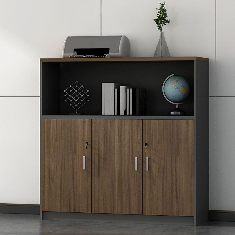 Engineered Wood Vertical Filing Cabinet Contemporary File Cabinet