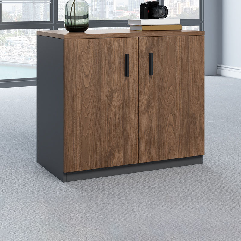 Lateral Modern Filing Cabinet Engineered Wood File Cabinet with Lock and Storage