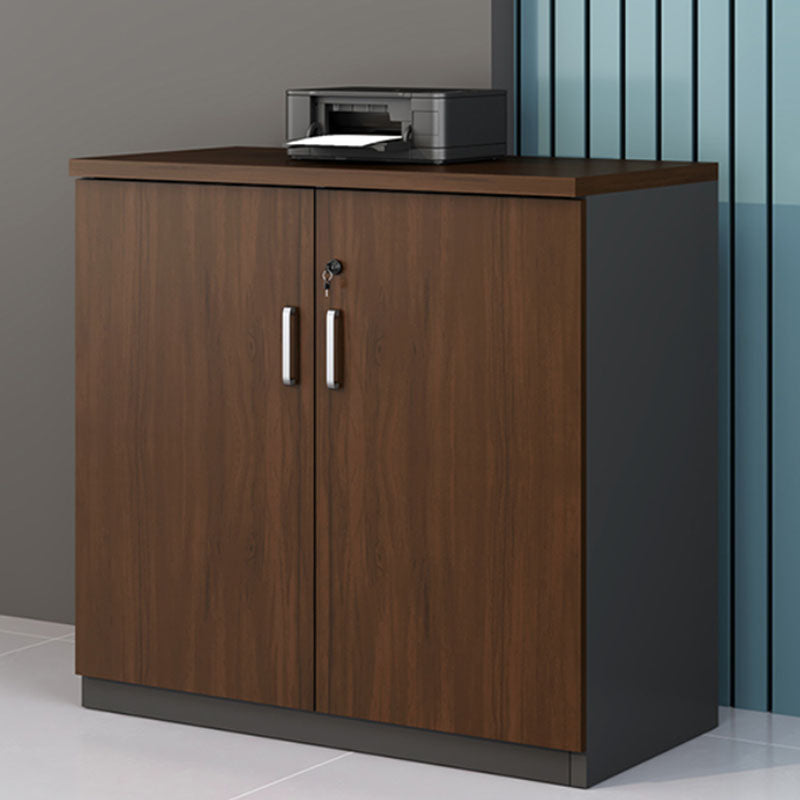 Modern Engineered Wood File Cabinet Lateral Filing Cabinet with Lock and Storage