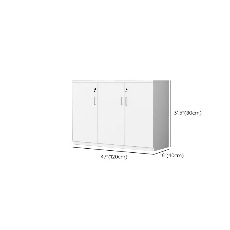 Lateral Engineered Wood File Cabinet White Modern Filing Cabinet