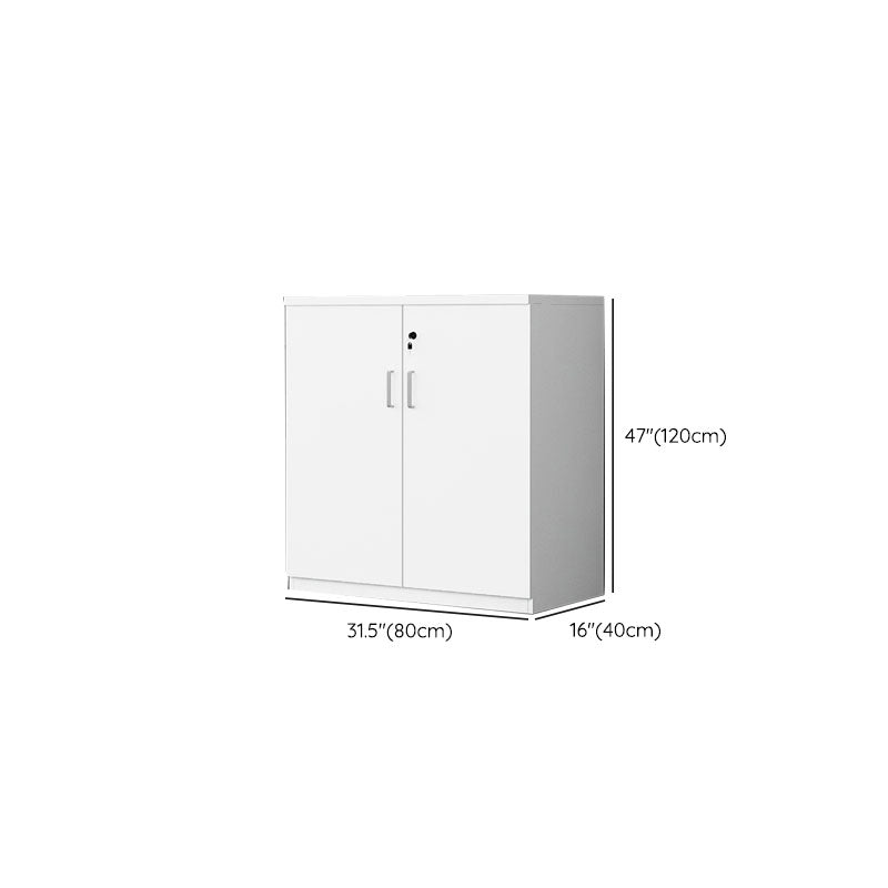 Lateral Engineered Wood File Cabinet White Modern Filing Cabinet