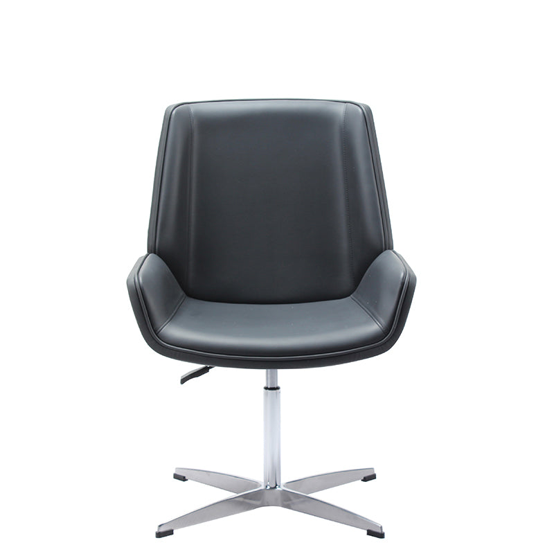 Modern Office Chair No Wheels Upholstered No Distressing Desk Chair