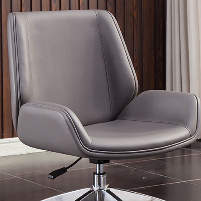 Modern Office Chair No Wheels Upholstered No Distressing Desk Chair