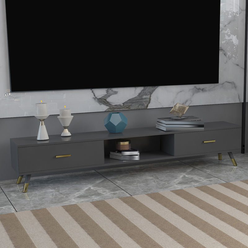 Modern TV Media Console Open Storage TV Media Stand for Living Room