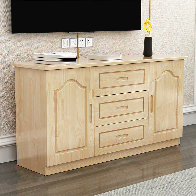 Wooden TV Media Stand Contemporary TV Console for Living Room