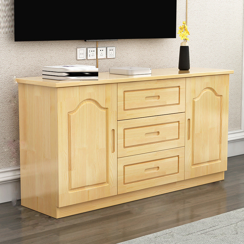 Wooden TV Media Stand Contemporary TV Console for Living Room