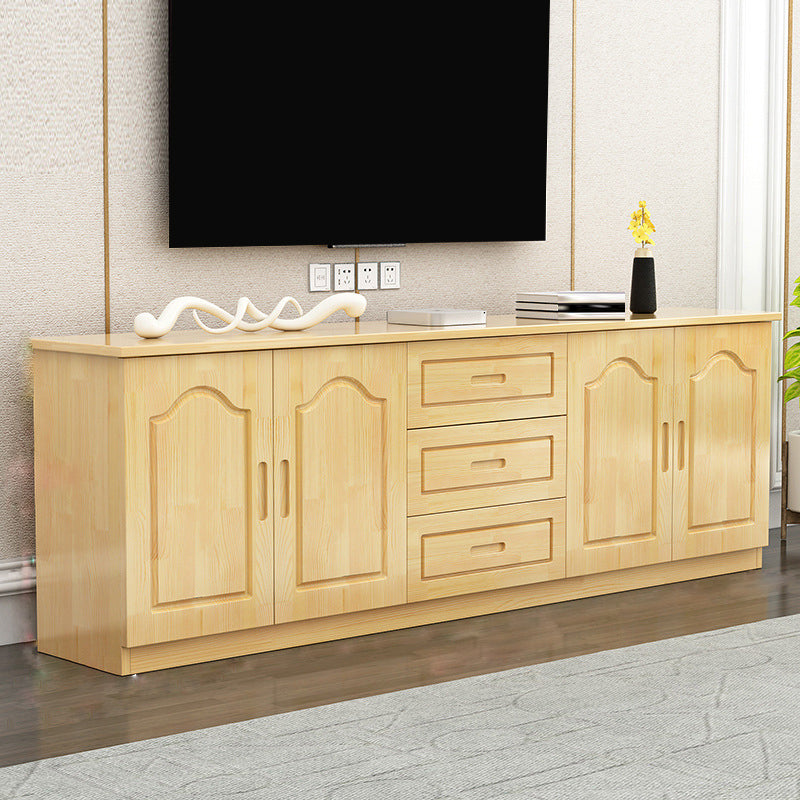 Wooden TV Media Stand Contemporary TV Console for Living Room