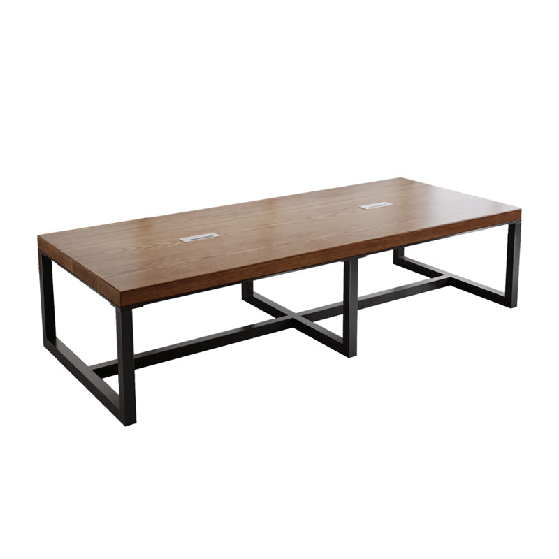 29.25-inch H Modern Writing Desk Rectangle Solid Wood Office Desk