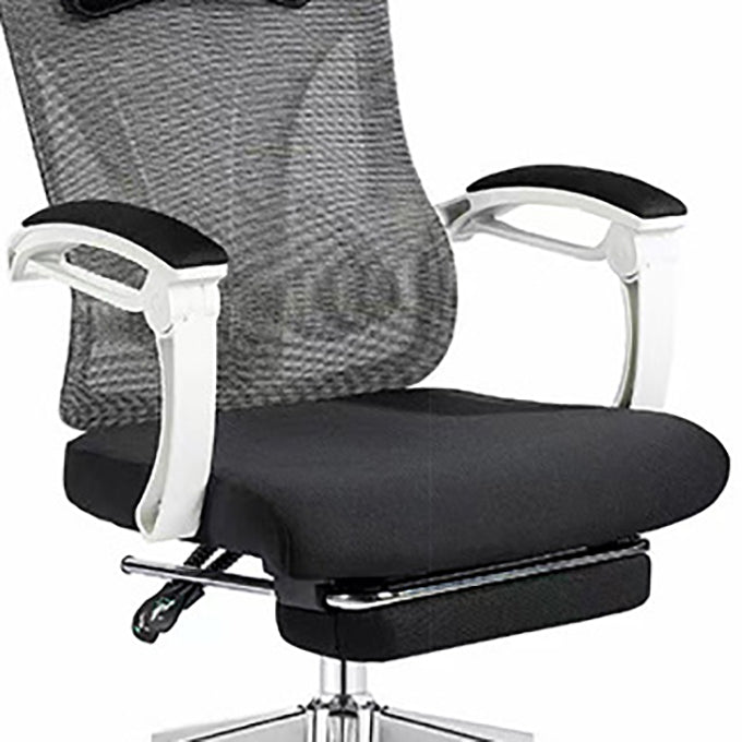 Modern Office Chair Adjustable Seat Height Padded Arms Desk Chair with Wheels