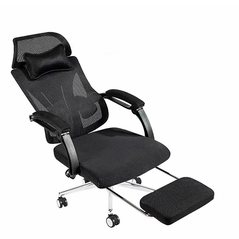 Modern Office Chair Adjustable Seat Height Padded Arms Desk Chair with Wheels