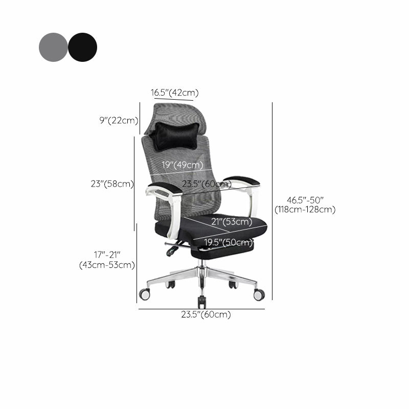 Modern Office Chair Adjustable Seat Height Padded Arms Desk Chair with Wheels