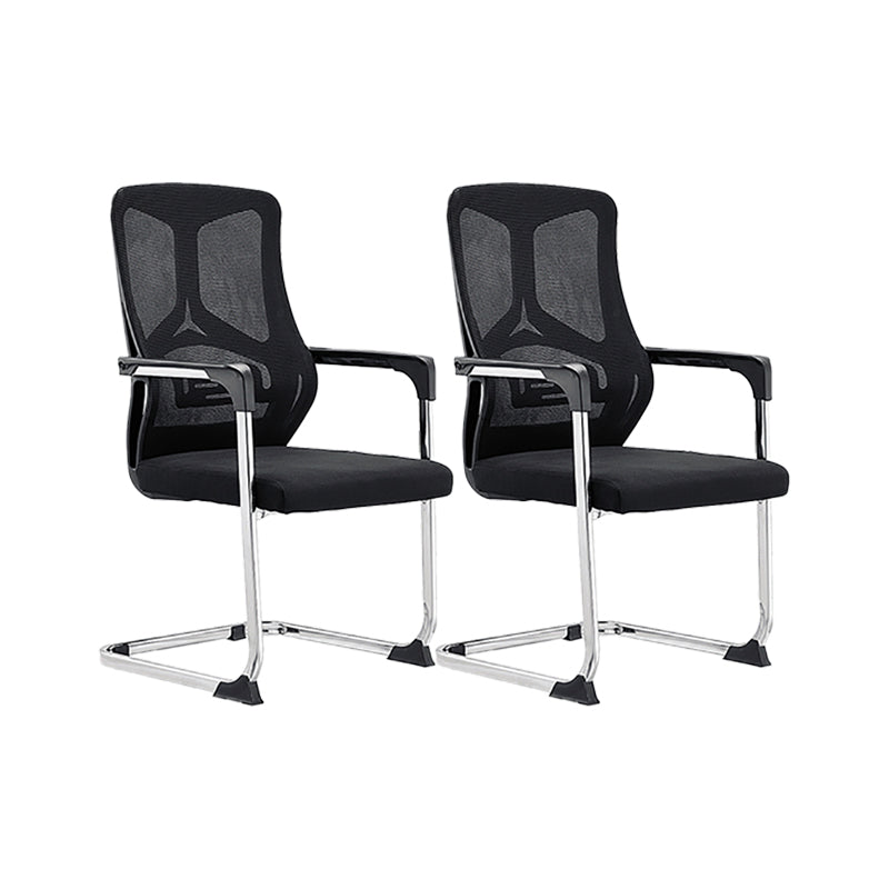 Contemporary Mesh Task Chair Arms Included Desk Chair for Office