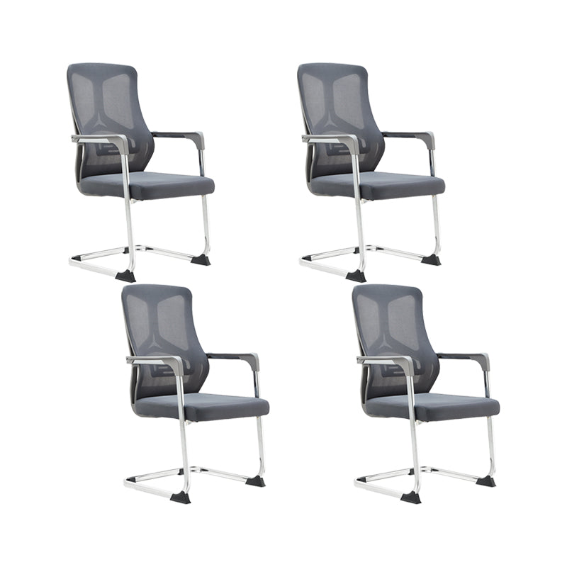 Contemporary Mesh Task Chair Arms Included Desk Chair for Office