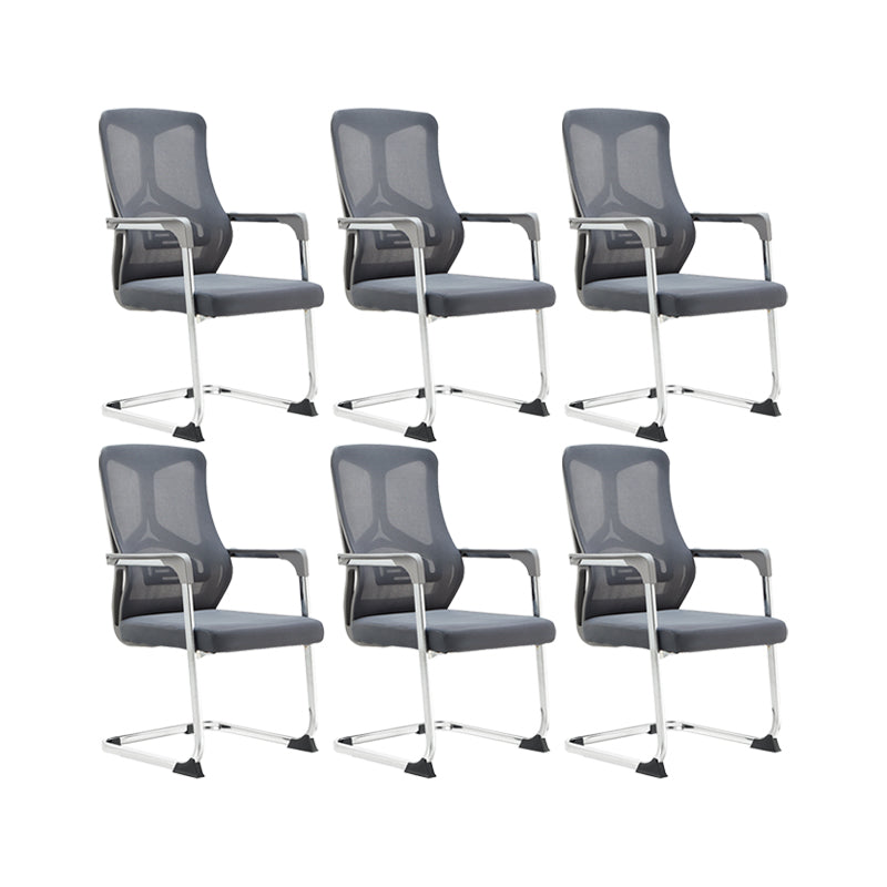 Contemporary Mesh Task Chair Arms Included Desk Chair for Office