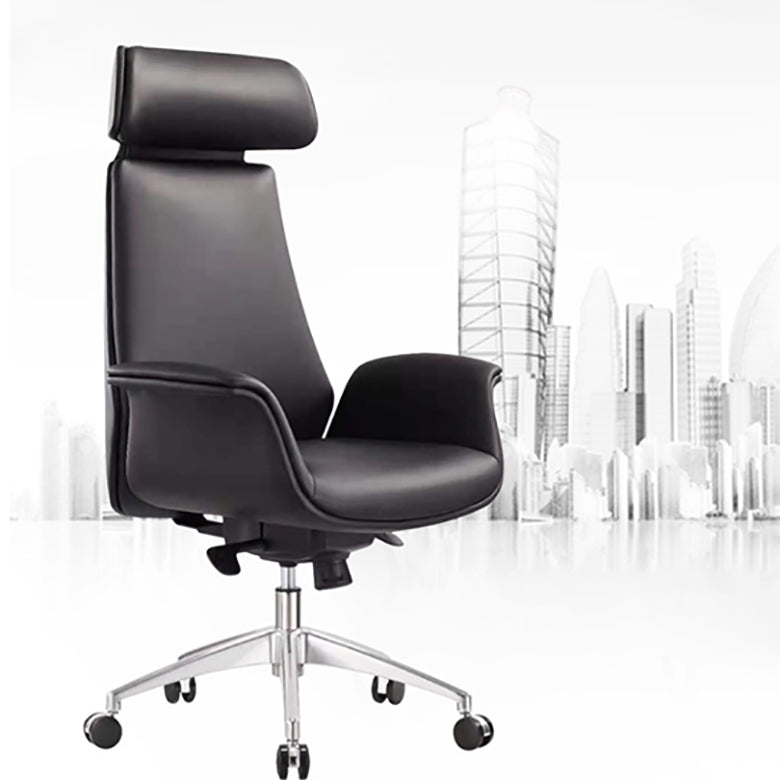 Modern Leather Executive Chair Black Managers Chair for Office