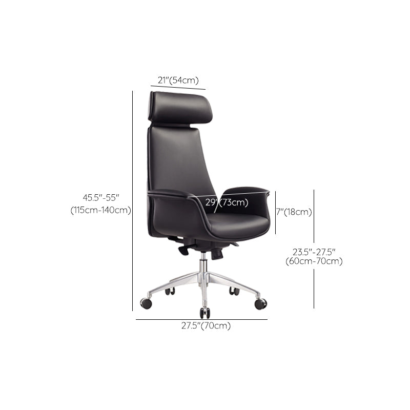 Modern Leather Executive Chair Black Managers Chair for Office