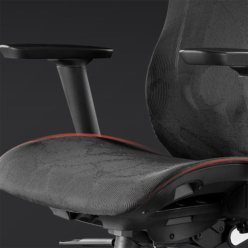 Modern Swivel Chair Adjustable Seat Height Removable Arms Office Chair with Wheels