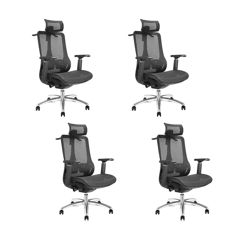 Modern Rotatable Office Chair Mesh Mid / High Back Desk Chair with Wheels