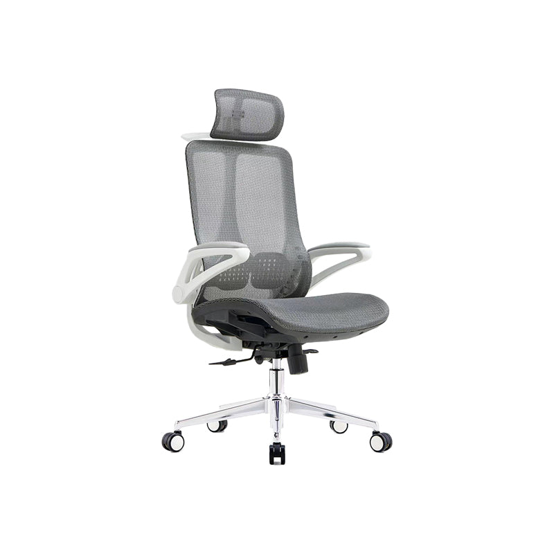 Modern Office Chair Breathable AirGrid Padded Arms Desk Chair with Wheels