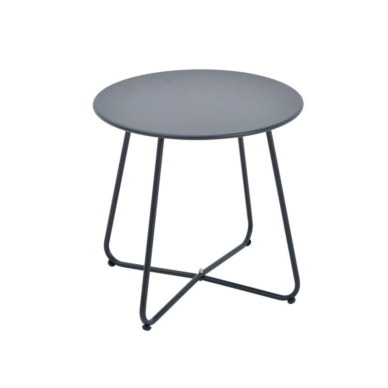 Metal Bistro Table 27.55" Wide Contemporary Round/Square Table