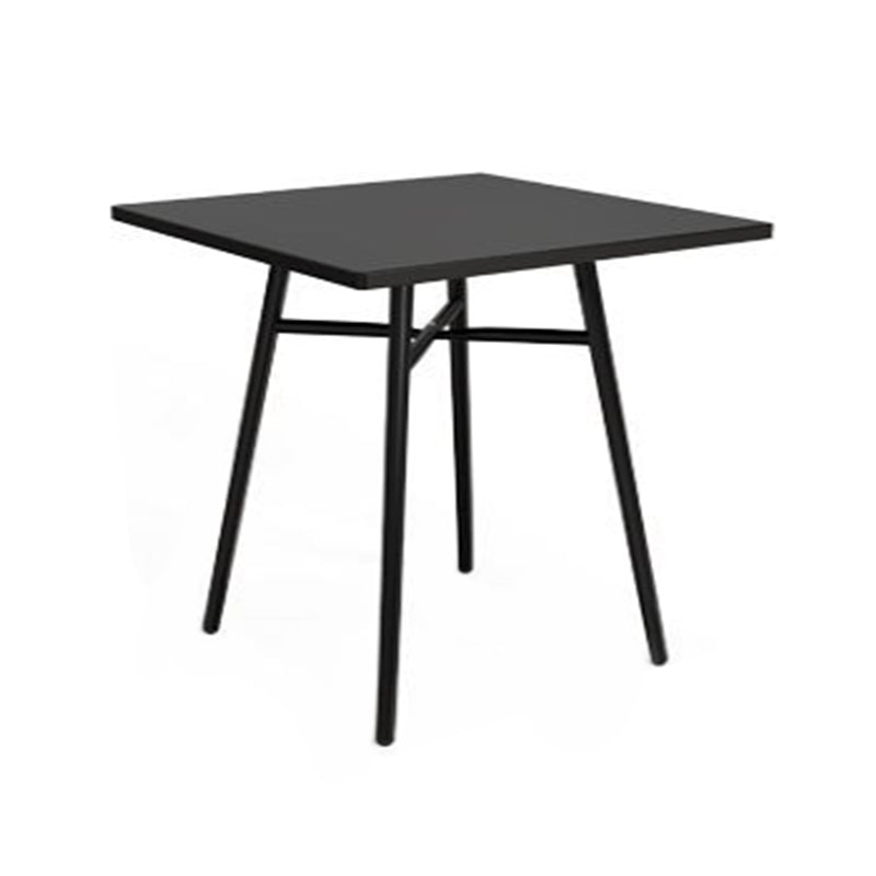 Metal Bistro Table 27.55" Wide Contemporary Round/Square Table