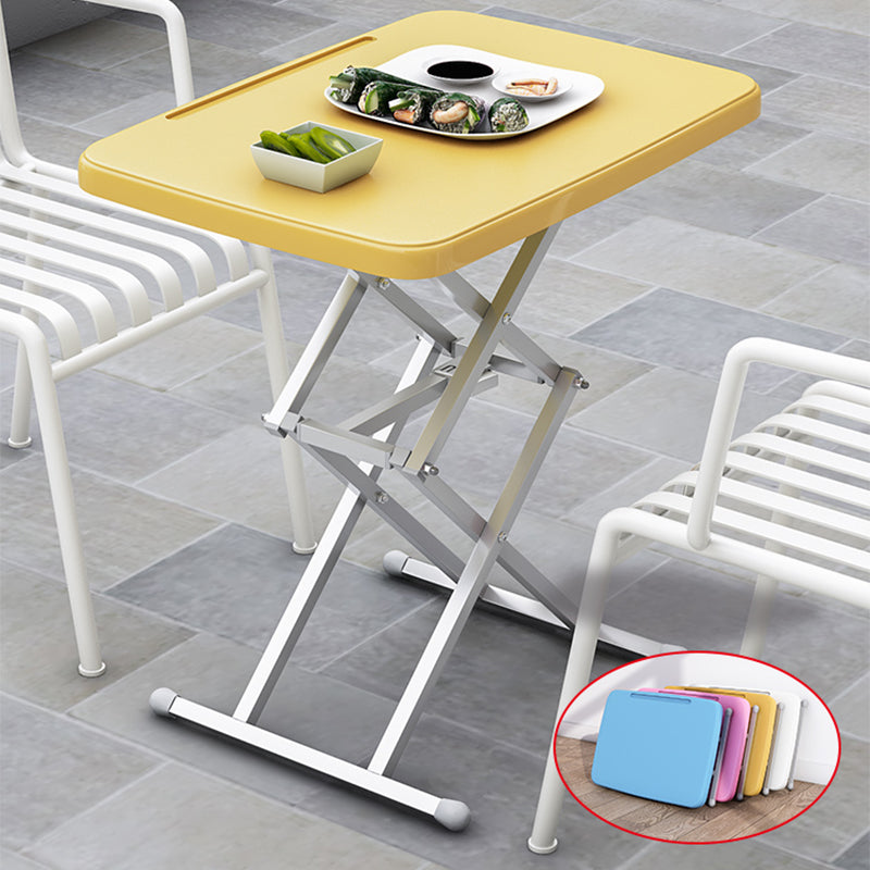 Plastic Lift Camping Table Contemporary Rectangle Foldable Table