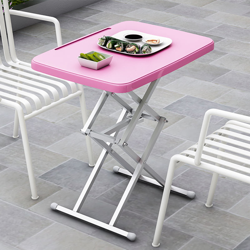 Plastic Lift Camping Table Contemporary Rectangle Foldable Table