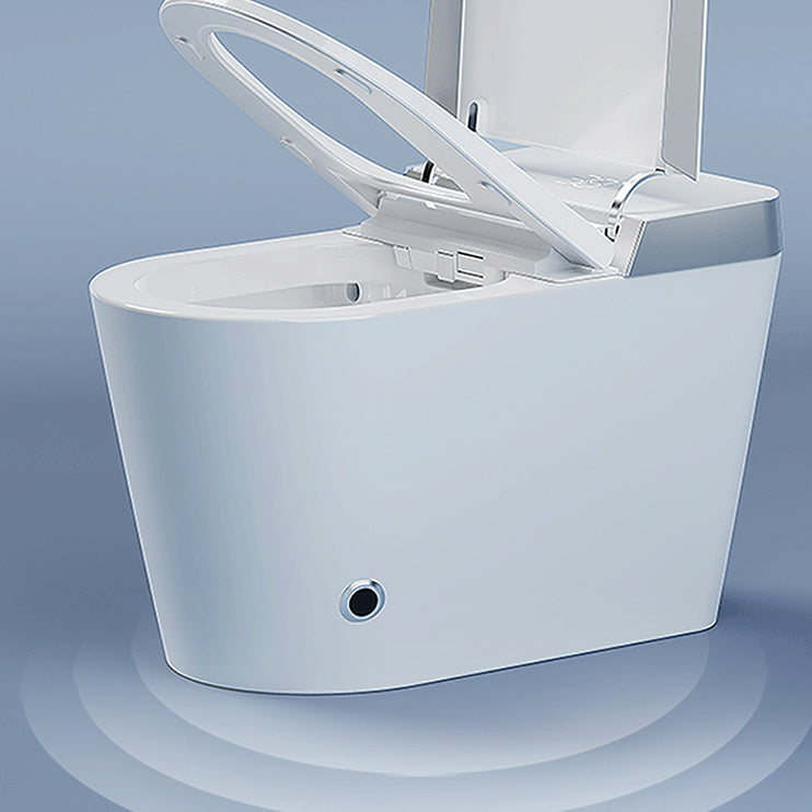 Water Pressure Control Floor Standing Bidet in White Deodorizing