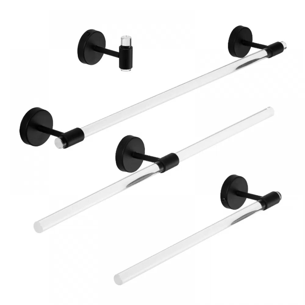 Modern Bathroom Accessory Kit Towel Bar Silver/Gold/Black Bathroom Hardware