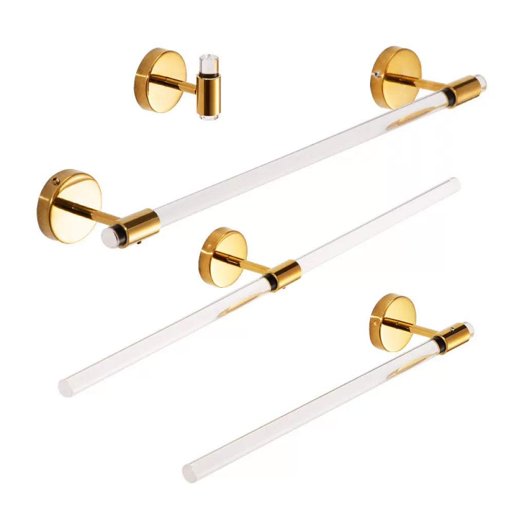 Modern Bathroom Accessory Kit Towel Bar Silver/Gold/Black Bathroom Hardware