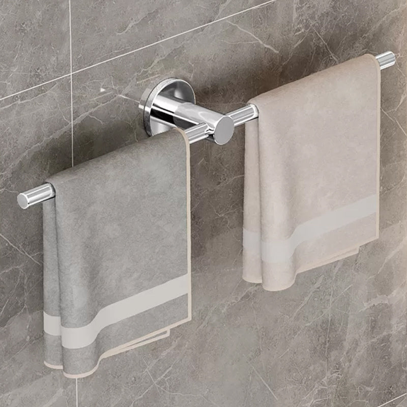 2-Piece Modern Bathroom Accessory Set Stainless Steel Towel Bar