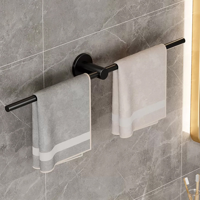 2-Piece Modern Bathroom Accessory Set Stainless Steel Towel Bar