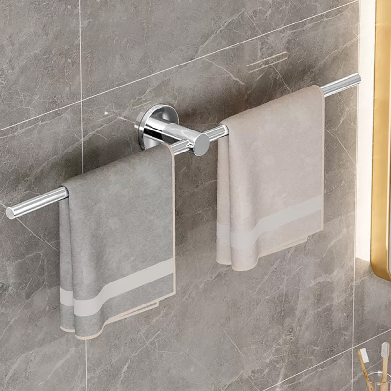 2-Piece Modern Bathroom Accessory Set Stainless Steel Towel Bar