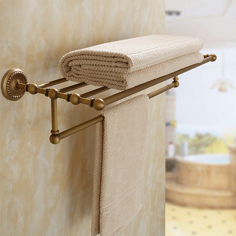 5-Piece Traditional Bathroom Accessory As Individual Or As a Set in Brushed Brass