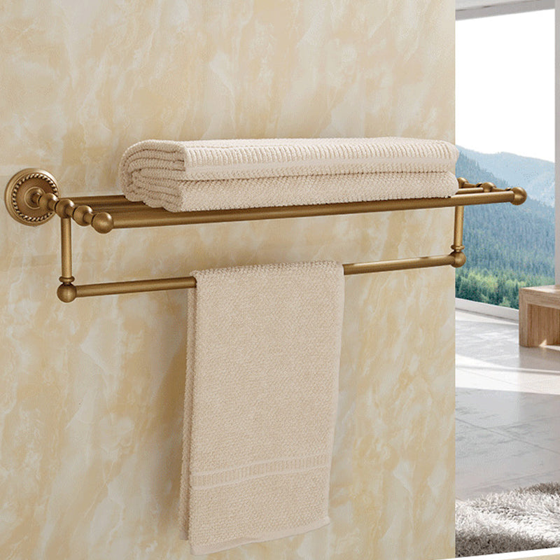 5-Piece Traditional Bathroom Accessory As Individual Or As a Set in Brushed Brass