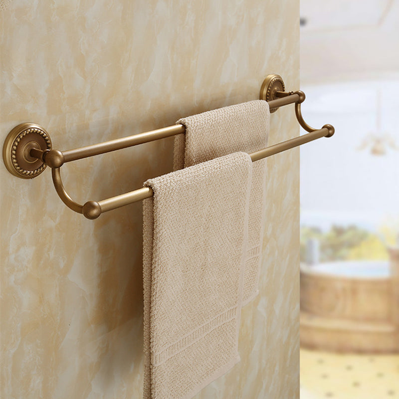 5-Piece Traditional Bathroom Accessory As Individual Or As a Set in Brushed Brass