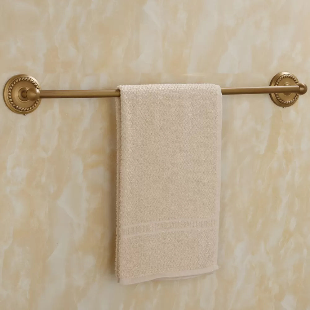 5-Piece Traditional Bathroom Accessory As Individual Or As a Set in Brushed Brass