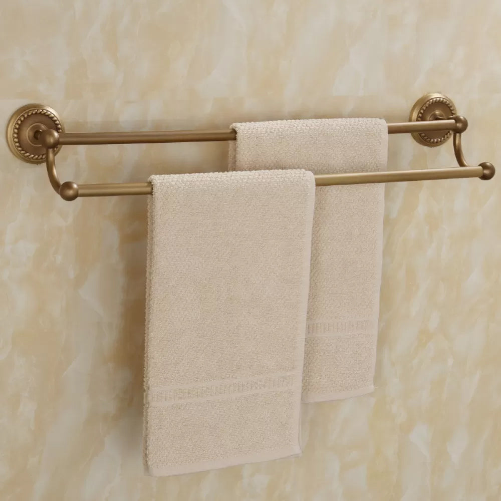 5-Piece Traditional Bathroom Accessory As Individual Or As a Set in Brushed Brass