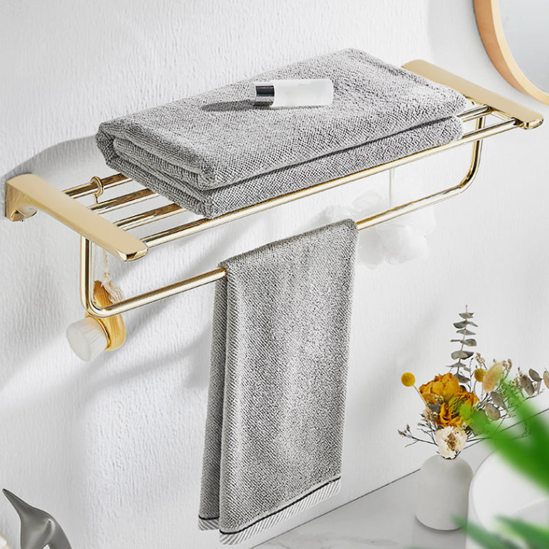 Traditional Bathroom Hardware Gold Bath Shelf Bathroom Accessory Kit