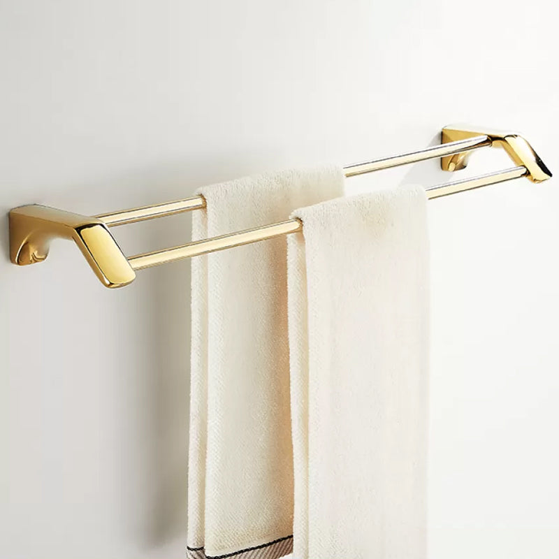 Traditional Bathroom Hardware Gold Bath Shelf Bathroom Accessory Kit