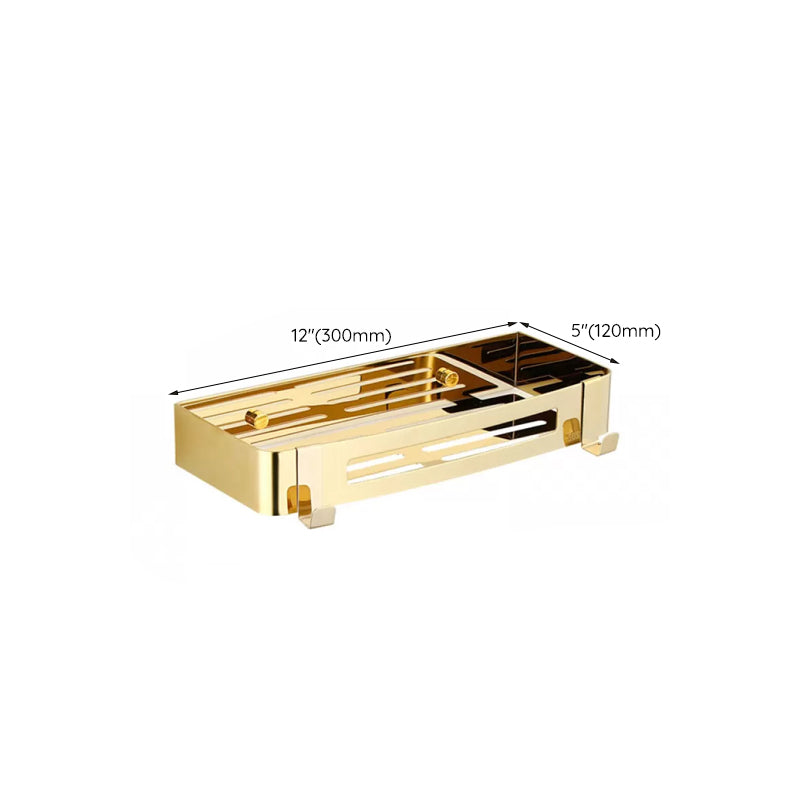 Traditional Bathroom Hardware Gold Bath Shelf Bathroom Accessory Kit