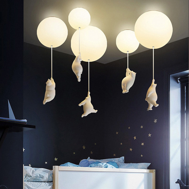 Nordic Ceiling Light Household Flush Mount Light Fixture for Kids' Bedroom