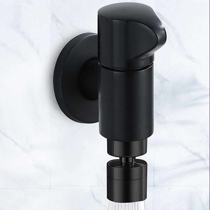 Industrial Wall Mounted Bathroom Faucet Knob Handle Solid Brass Faucet