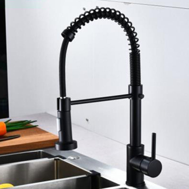 Modern Farmhouse Faucet Spring Spout Water Filler One Handle High Arch Kitchen Faucet